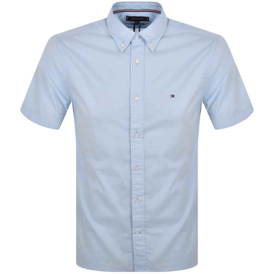 Tommy hilfiger short sleeve dress shirt hot sale